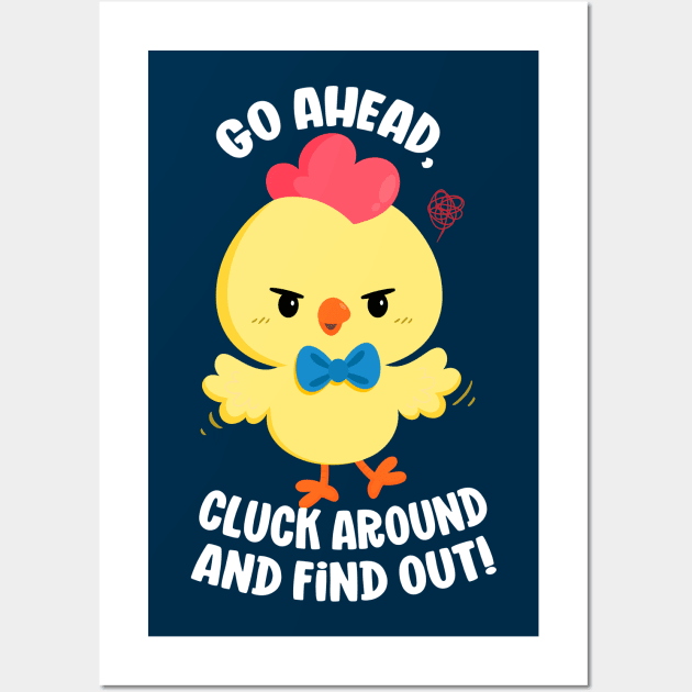 Cluck Around Wall Art by FunUsualSuspects